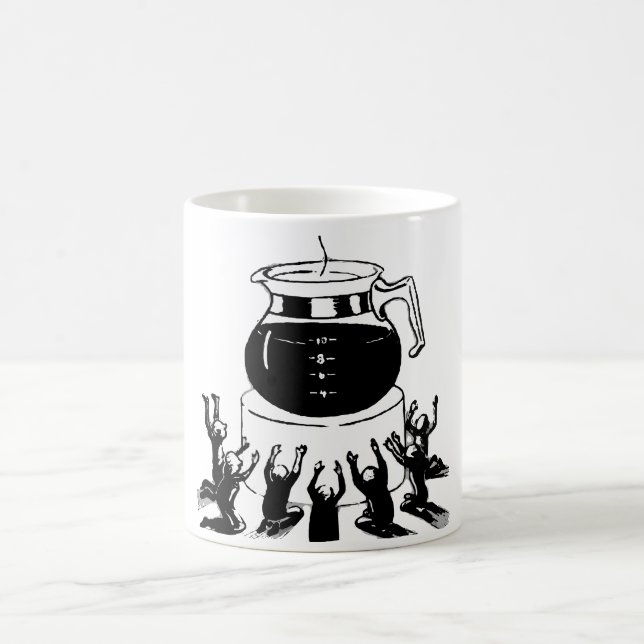 Dark Lord Coffee, Worship Coffee Coffee Mug (Center)