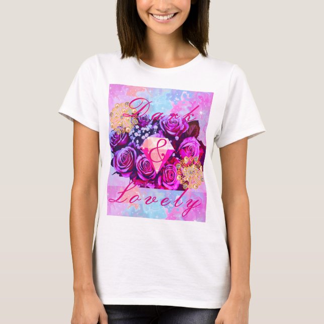 Dark & Lovely Women's Graphic Tee (Front)