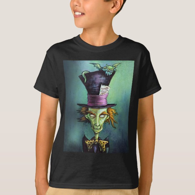 Dark Mad Hatter from Alice in Wonderland T-Shirt (Front)