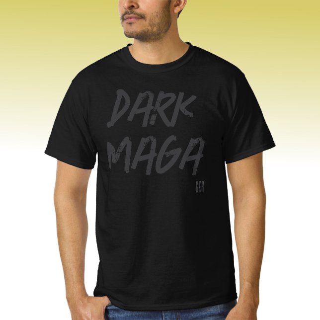 DARK MAGA Name Initials, Trendy Men's Value T-Shirt (Creator Uploaded)