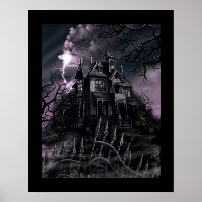 "Dark Mansion" Poster (Front)