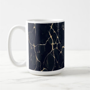 Dark Marble Pattern Abstract Alcohol Ink Style 1 Coffee Mug