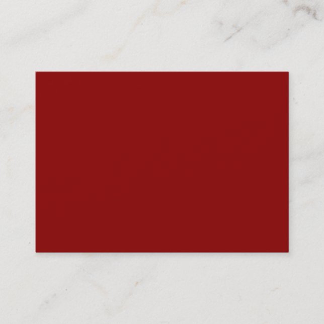 Dark Maroon Red Solid Trend Colour Blank Backgroun Business Card (Front)