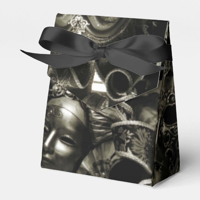 Dark Masquerade Favour Box (Front Side)