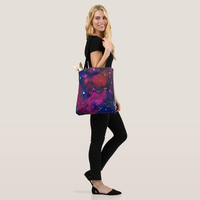 Dark Matter Double-sided Tote bag (On Model)