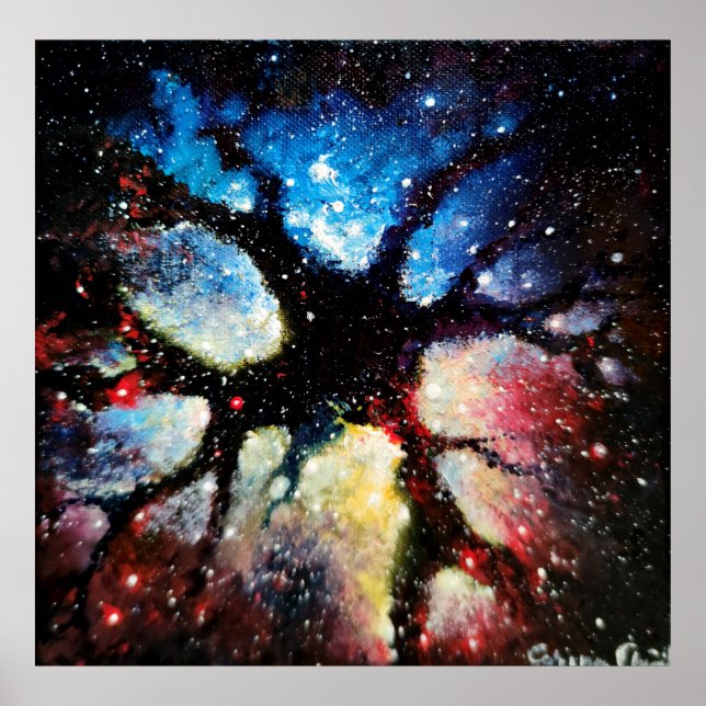 Dark matter in the universe poster (Front)