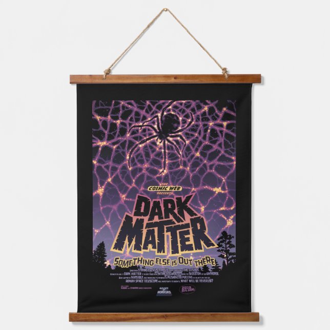 Dark Matter Poster. Hanging Tapestry (Front)