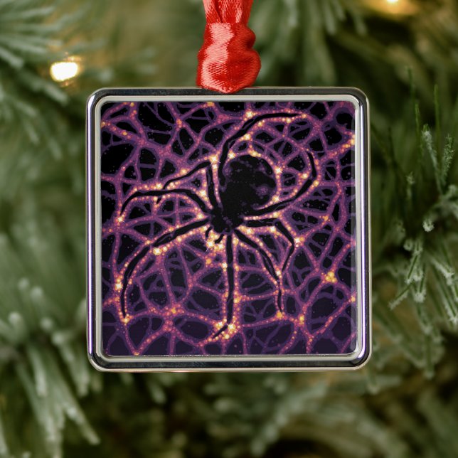 Dark Matter Poster. Metal Ornament (Tree)
