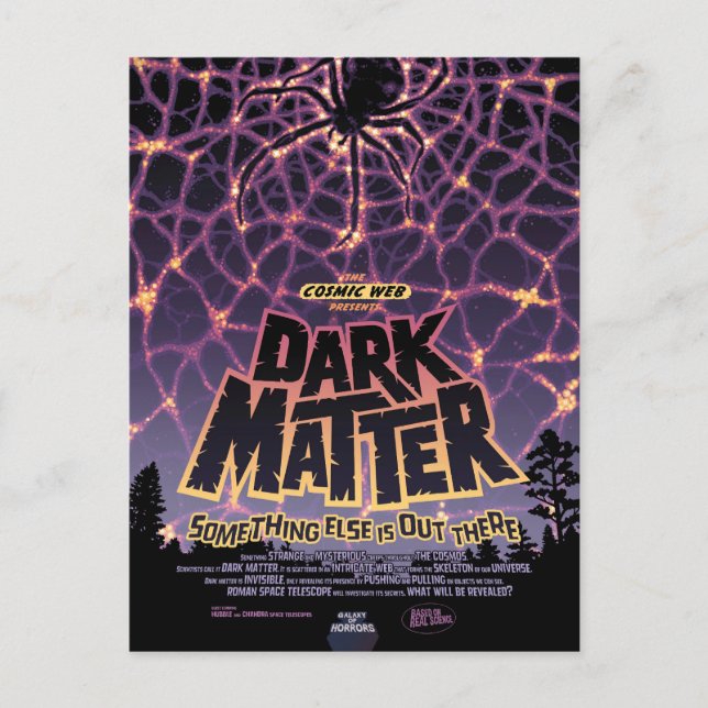 Dark Matter Poster. Postcard (Front)