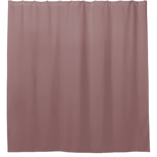Dark Mauve Pink Solid Colour Pairs SW 0004 Shower Curtain (Front)