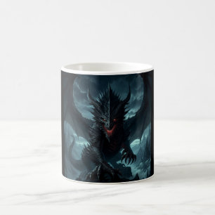 Dark, Mediaeval Dragon Coffee Mug