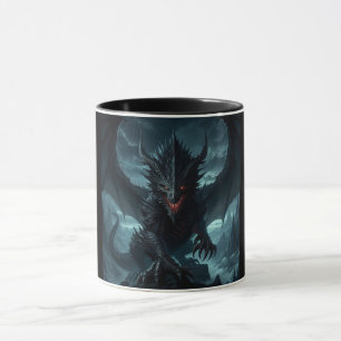 Dark, Mediaeval Dragon  Mug