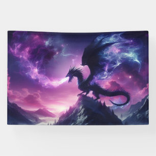 Dark, Mediaeval Ethereal Dragon Banner