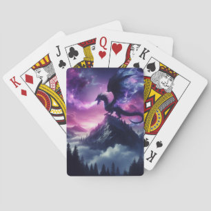Dark, Mediaeval Ethereal Dragon Playing Cards