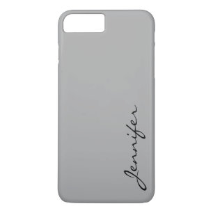 Dark medium grey colour background iPhone 8 plus/7 plus case