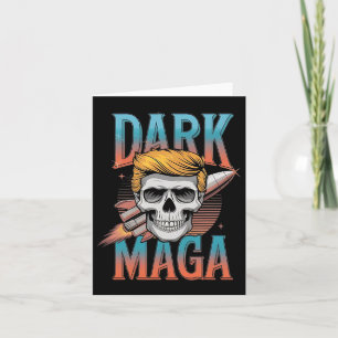 Dark Mega 2024 Usa Trump Halloween Costume Funny S Card
