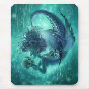 Dark Mermaid Mouspad - Secret Kisses Mouse Pad