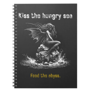 Dark Mermaid Siren Notebook
