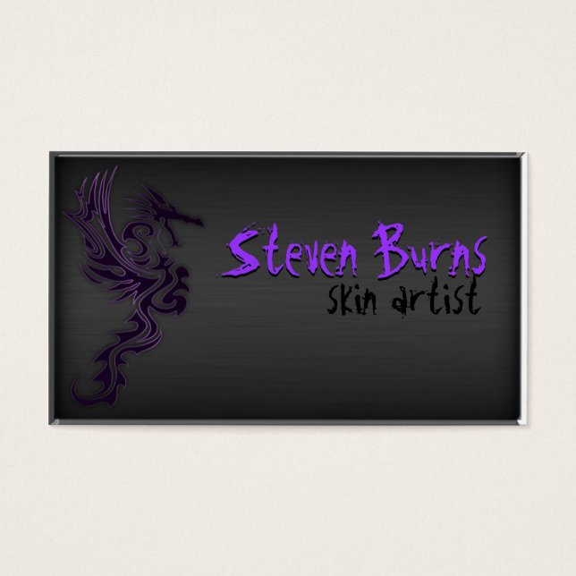 Dark Metal Dragon in Purple (Front)