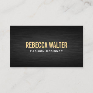 Dark Metallic Backdrop Business Card
