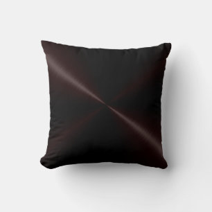 Dark Metallic Stainless Steel Metal Look Cushion