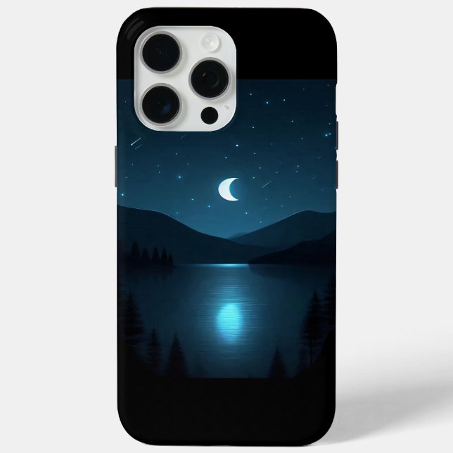 Dark Mode Night Sky Phone Cover (Back)