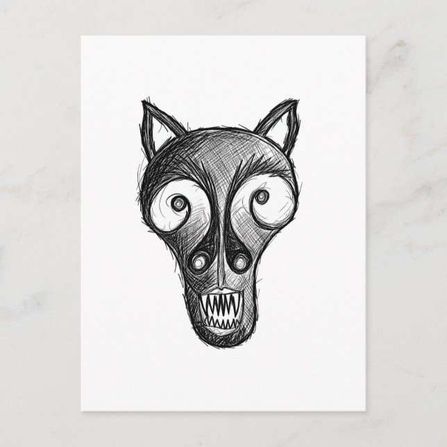 Dark monster postcard (Front)