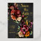 Dark Moody Bold Wild Flower Save The Date