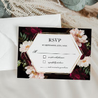 Dark Moody Burgundy Blush Peonies Floral Wedding