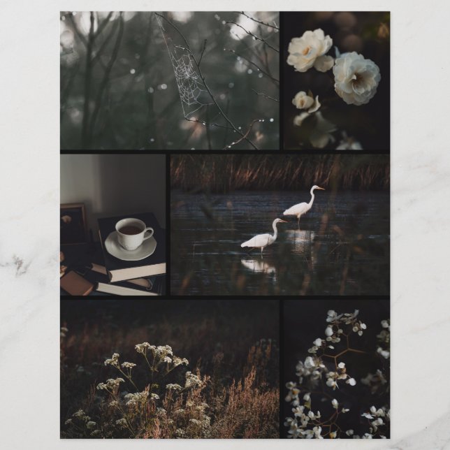 Dark Moody Collage print (Front)