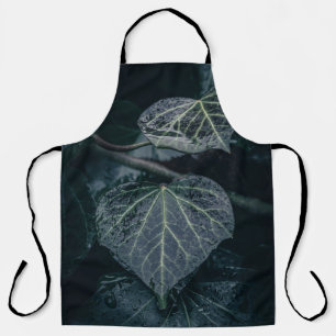 Dark Moody Ivy Nature Photo Apron
