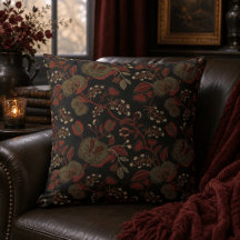 Dark Moody Vintage Floral Gothic Cottage