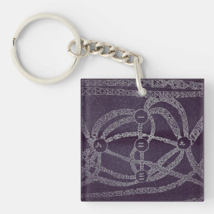 Dark moon from the other side  key ring