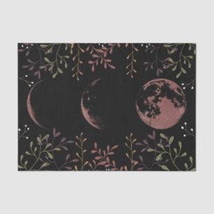 Dark Moon Phases Tissue Paper