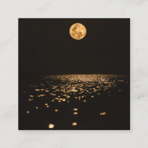 Dark Moon Square Business Card