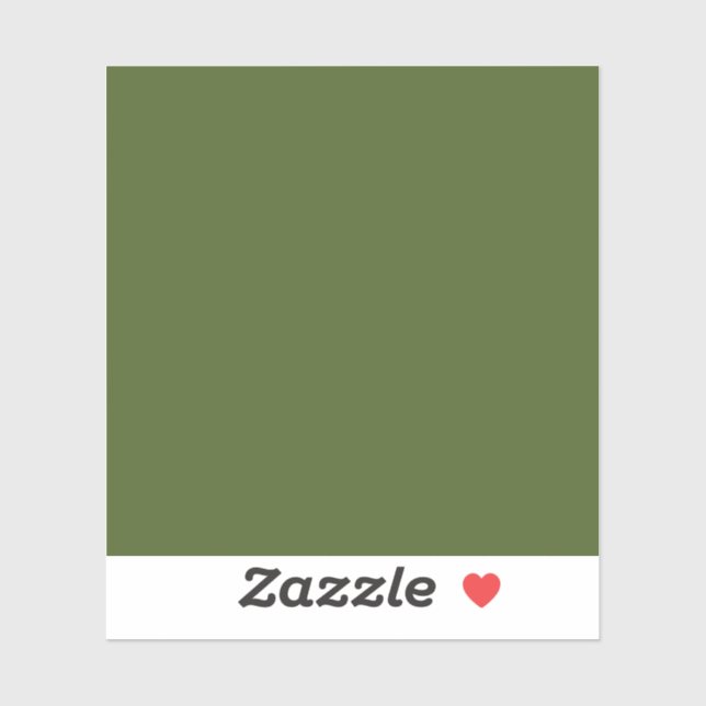 Dark Moss Green Solid Colour (Sheet)