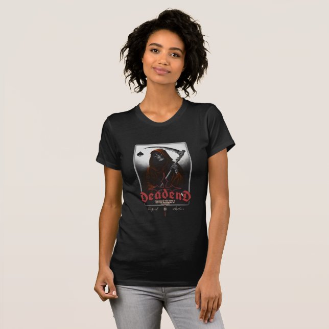 Dark Muse "Deadly" Reaper Women's Tee - Ethereal  (Front Full)