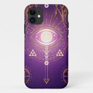 Dark Mystical Arcane Eye of Eternity iPhone 11 Case