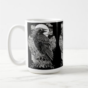 Dark Mystical Raven Coffee Mug