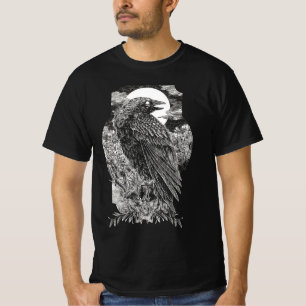 Dark Mystical Raven T-Shirt