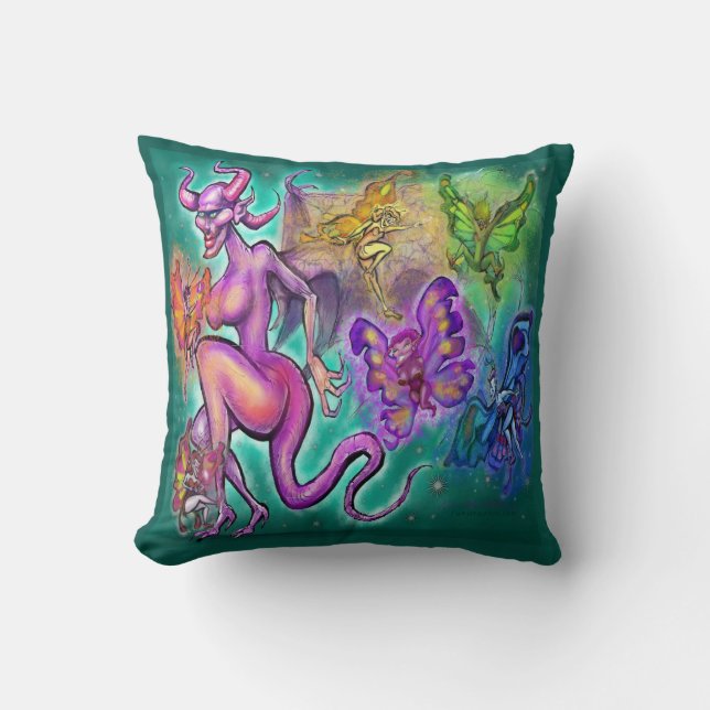 Dark n Light Fae Cushion (Front)
