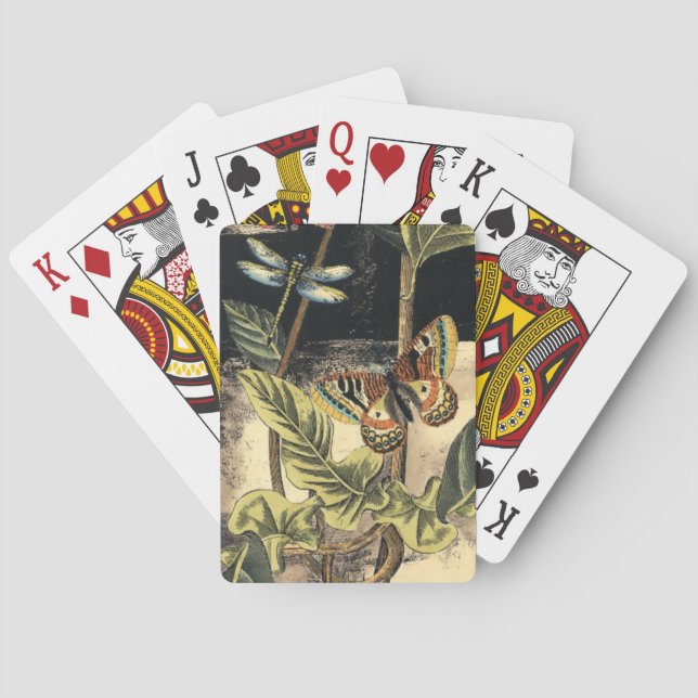 Dark Nature Scene by Vision Studio Playing Cards (Back)