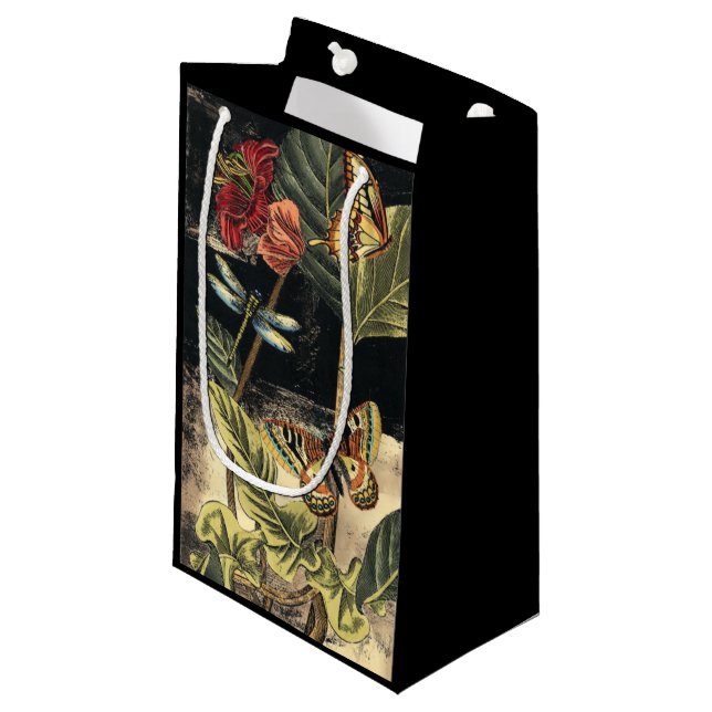 Dark Nature Scene by Vision Studio Small Gift Bag (Front Angled)