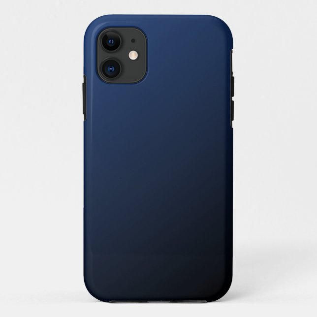 Dark Navy Blue iPhone 4/4S Case (Back)