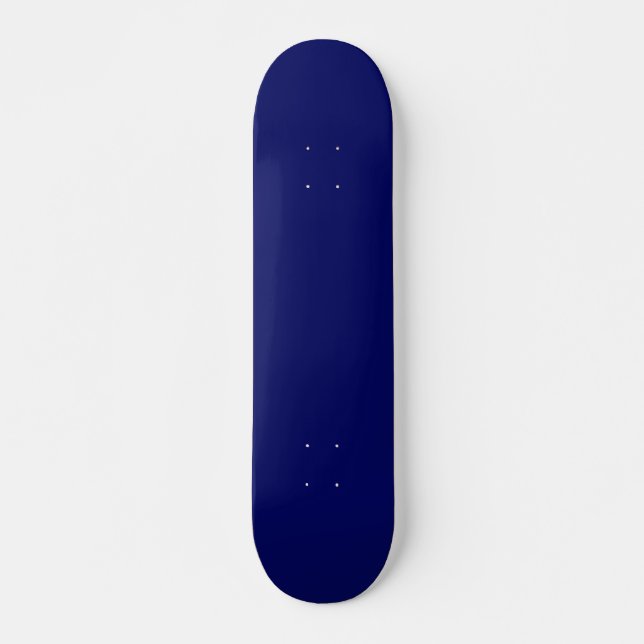 Dark Navy Solid Colour Skateboard (Front)