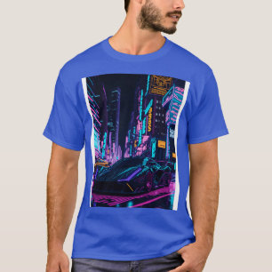 Dark Neon City Sports 9 T-Shirt