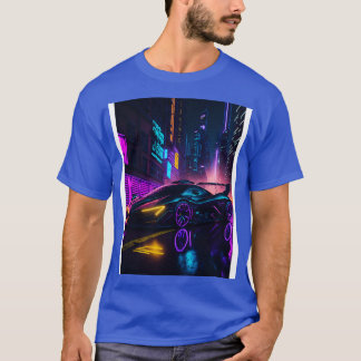 Dark Neon Sports in Japanese Neon City 1 T-Shirt
