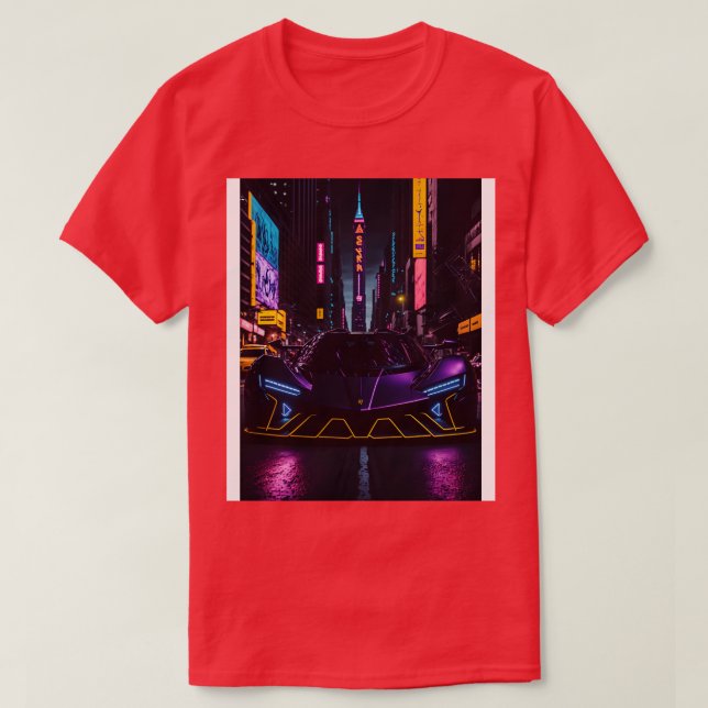Dark Neon Sports  in Japanese Neon City 25 T-Shirt (Design Front)
