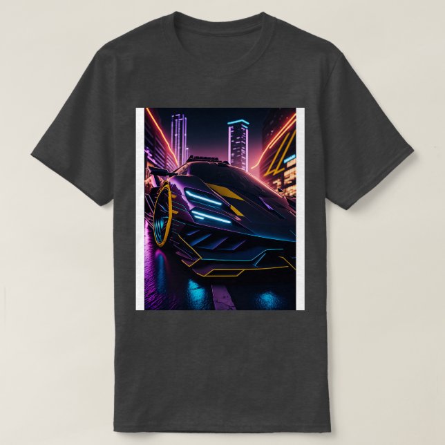 Dark Neon Sports  in Japanese Neon City 27 T-Shirt (Design Front)