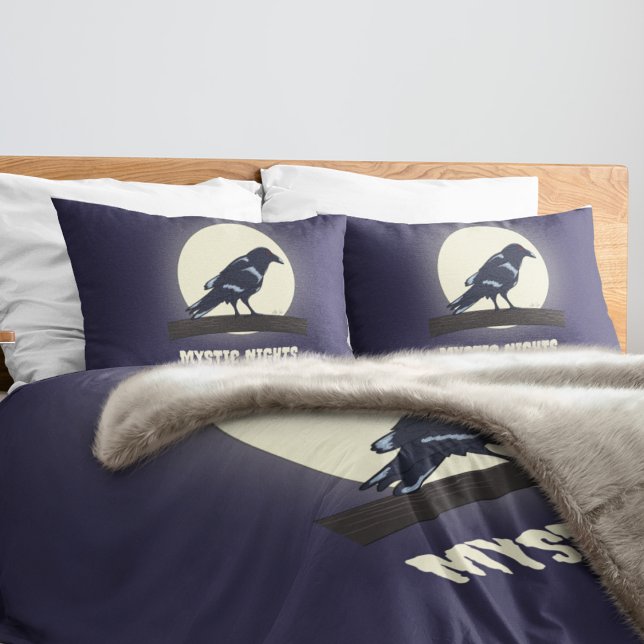Dark Night Moonlight Malevolent Crow  Pillowcase (Creator Uploaded)